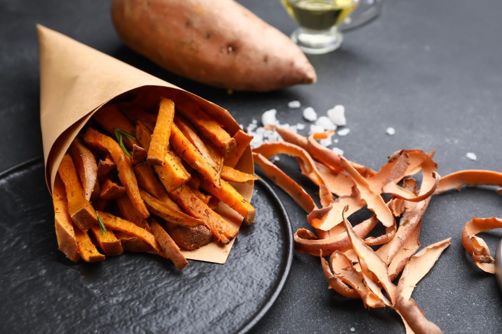 Patate dolci fritte