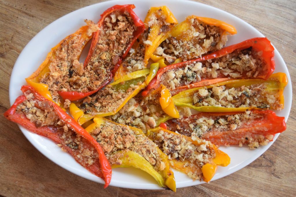 Peperoni gratinati