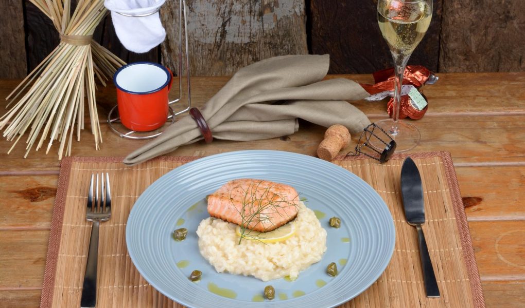 Risotto allo champagne