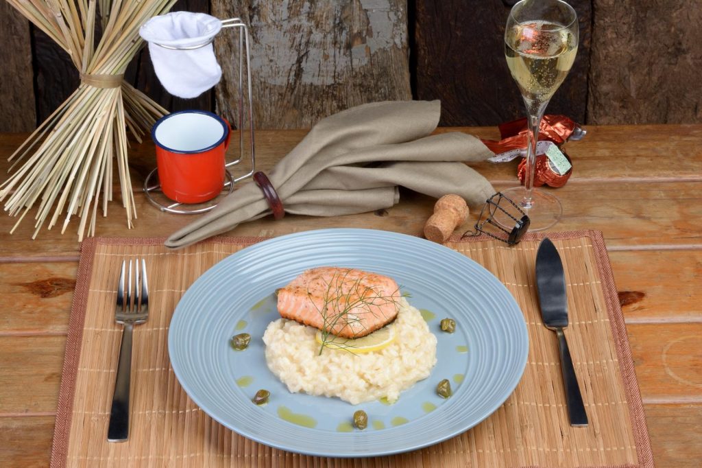 Risotto allo champagne