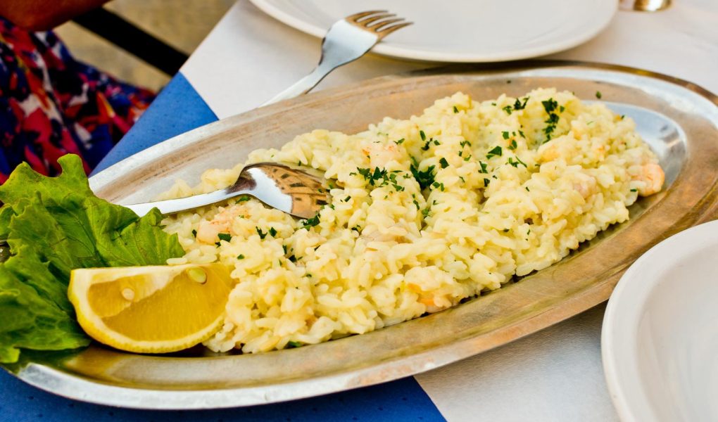 Risotto gamberi e limone