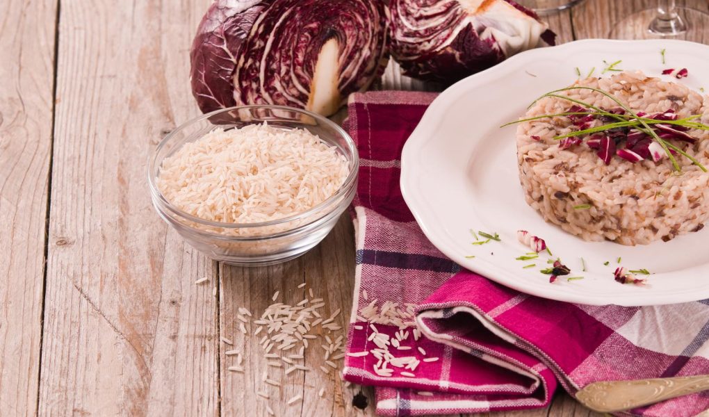 Risotto radicchio e taleggio