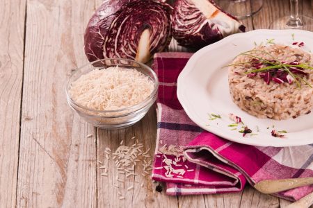 Risotto radicchio e taleggio