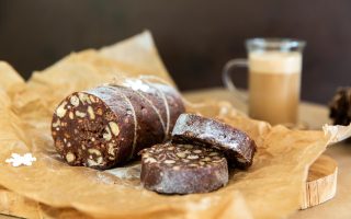 Salame al cioccolato con cacao