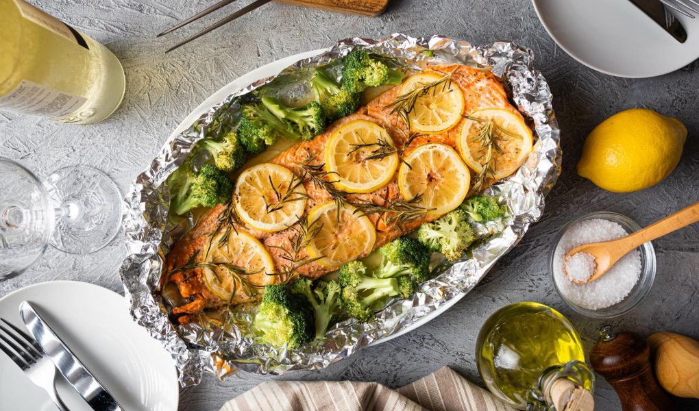 Salmone al cartoccio