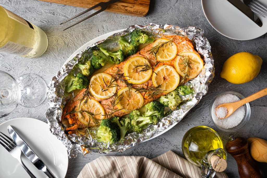 Salmone al cartoccio