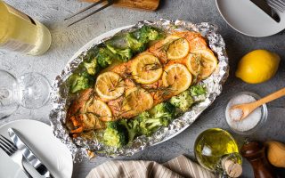 Salmone al cartoccio