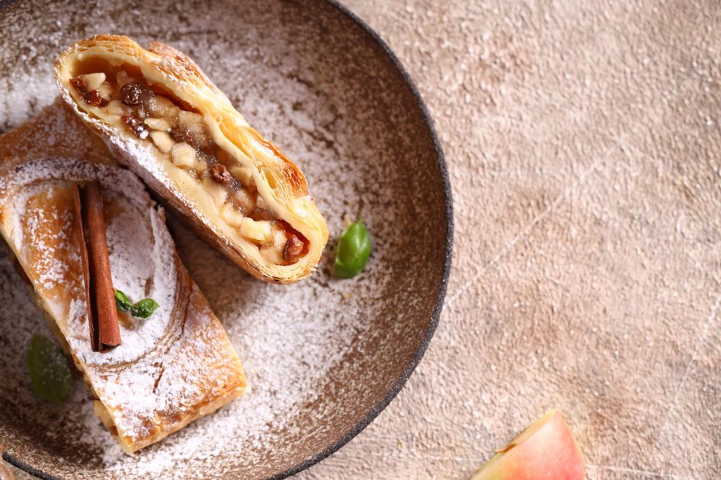 Strudel con pasta sfoglia