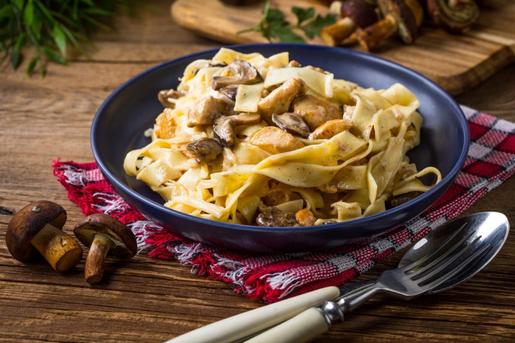 Tagliatelle alla boscaiola