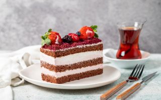 Torta Kinder fetta al latte