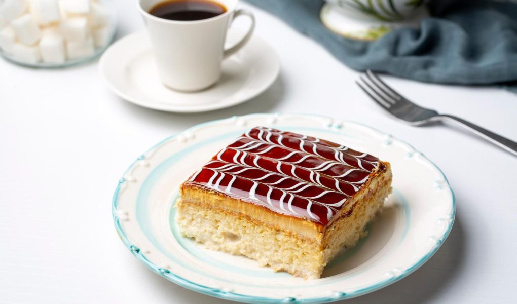 Torta con latte condensato