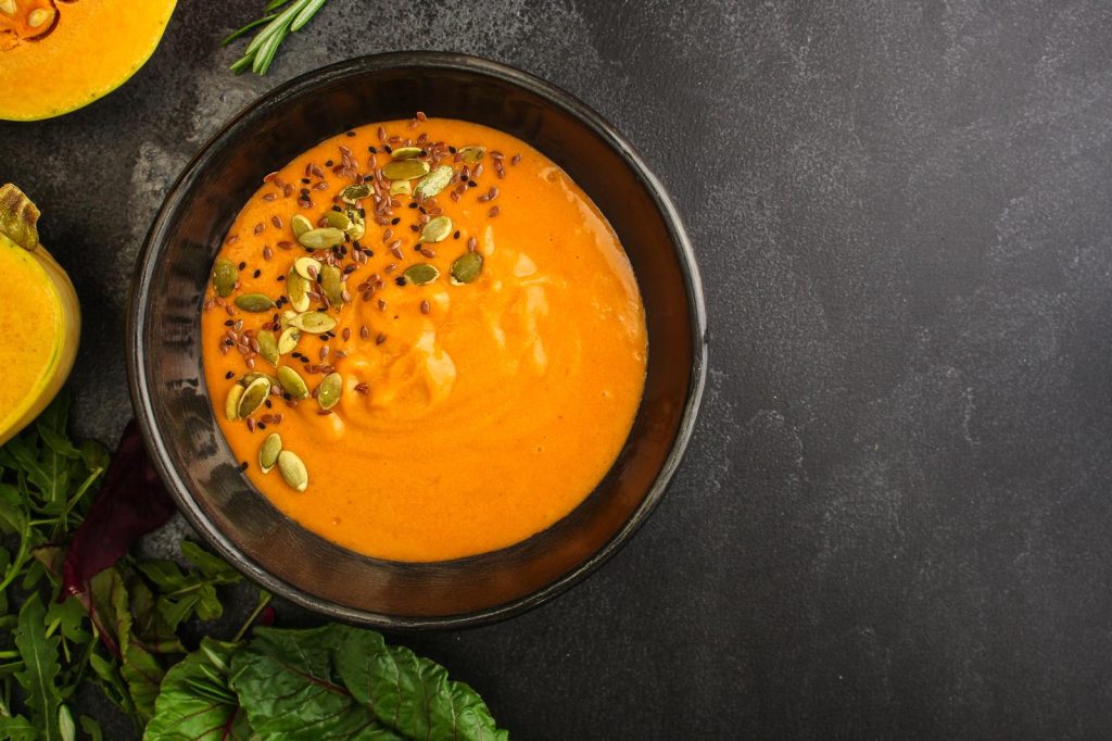 Vellutata di zucca e carote